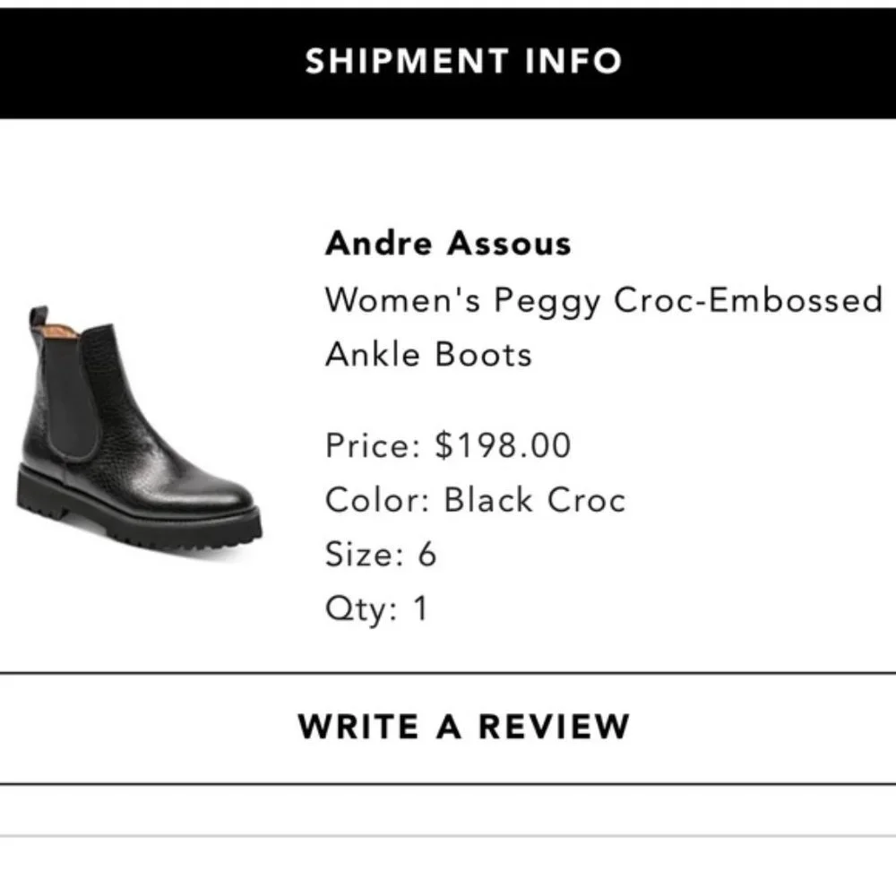 Andre Assous Peggy Embossed Croc Chelsea Boot - Picture 5 of 10